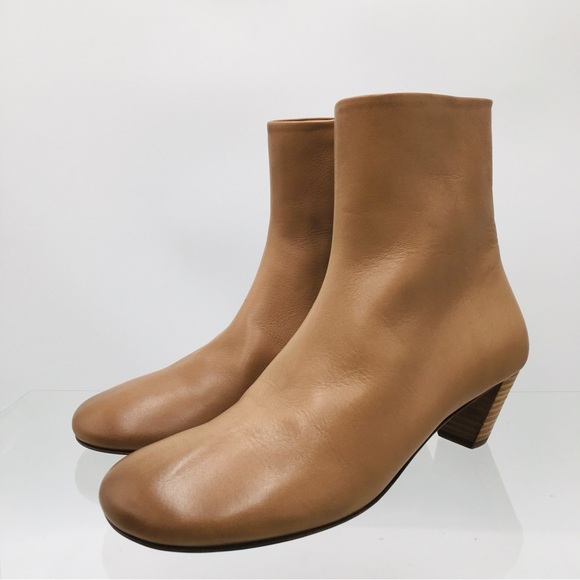 Marsell Biscotto Tronchetto- Pelle Vitello Nocciola- Women's Ankle